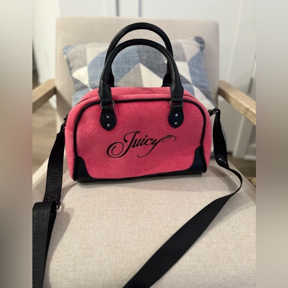 The Juicy Couture Pink Flash Bag Rising Star Bowler Bag